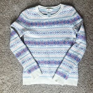 Lambswool Blend Faire Isle Sweater